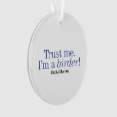Ik ben een Birder Ornament (voorkant)