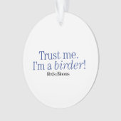 Ik ben een Birder Ornament (voorkant)