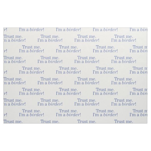 Ik ben een Birder Stof (Fat Quarter)