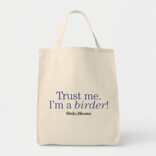 Ik ben een Birder Tote Bag (Voorkant)
