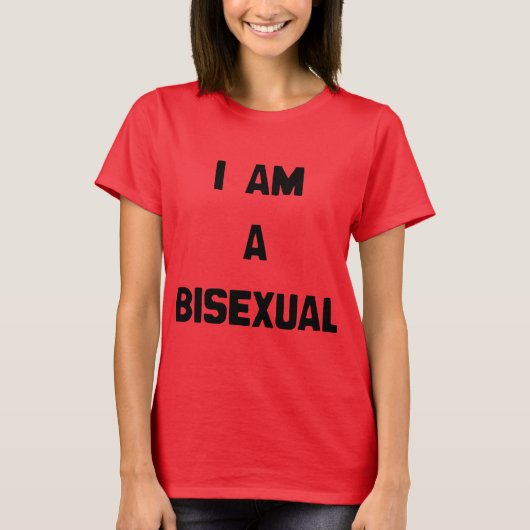 IK BEN EEN BISEXUAL T-SHIRT (Voorkant)