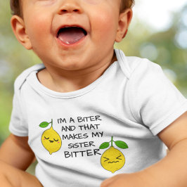 Ik ben een bitter - twee citroenen romper