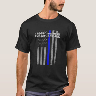 Ik ben een blauw voor mijn echtgenoot.. t-shirt