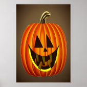 Ik ben een blij pompoen. | AI Art Poster (Voorkant)