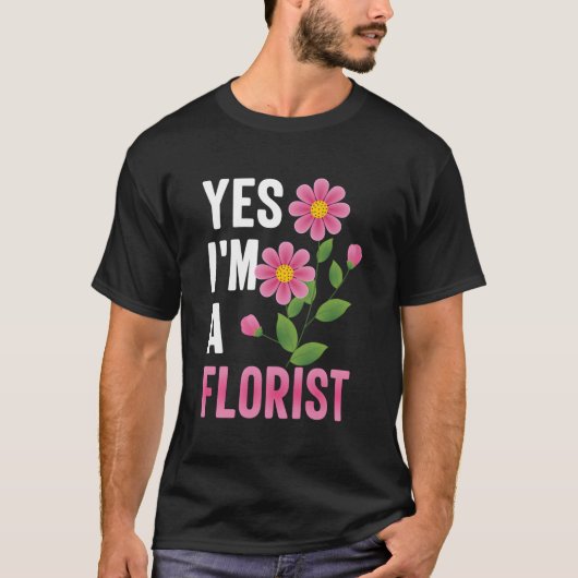 Ik ben een bloemist tuinman Plant liefhebber Garde T-shirt (Voorkant)