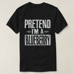 Ik ben een Blueberry Lazy Halloween Costume T-shirt