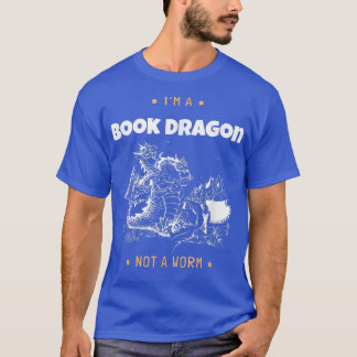 Ik ben een boekdraak, geen boekenboekomslag 643 t-shirt