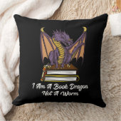 Ik ben een boekendraak, geen wereldspeler die Fant Kussen (Deken)