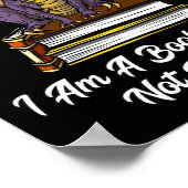 Ik ben een boekendraak, geen wereldspeler die Fant Poster (Hoek)