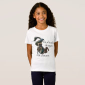 Ik ben een boekendraak, geen worm t-shirt (Voorkant volledig)