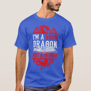 Ik ben een boekendraak, geen wormboekomslag t-shirt