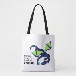Ik ben een boekendragon tote bag