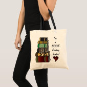 Ik ben een boekenlezers Junkie Tote Bag (Voorkant (product))
