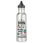 Ik ben een boekenloper die in een fantastische wer waterfles  (Links)