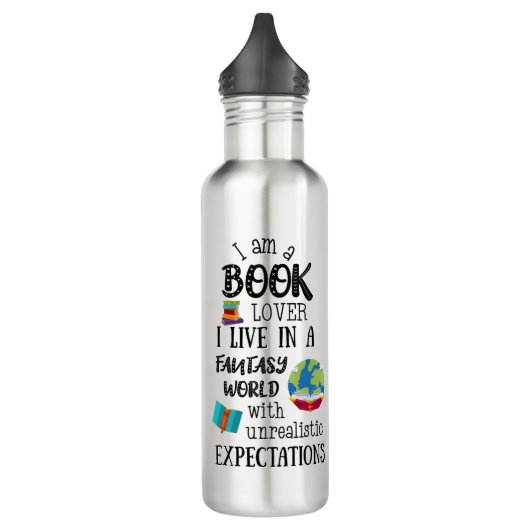 Ik ben een boekenloper die in een fantastische wer waterfles  (Links)