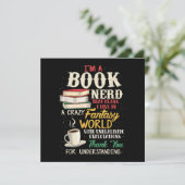 Ik ben een boekennerd - Boekenliefhebber - Literat (Staand voorkant)
