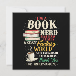 Ik ben een boekennerd - Boekenliefhebber - Literat Save The Date