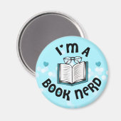 Ik ben een boekennerd magneet (Voorkant / Achterkant)