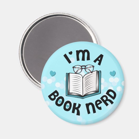 Ik ben een boekennerd magneet (Voorkant / Achterkant)