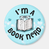 Ik ben een boekennerd magneet (Voorkant)