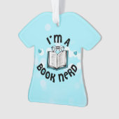 Ik ben een boekennerd ornament (voorkant)