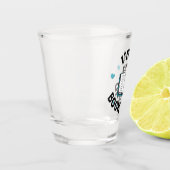 Ik ben een boekennerd shot glas (Links)