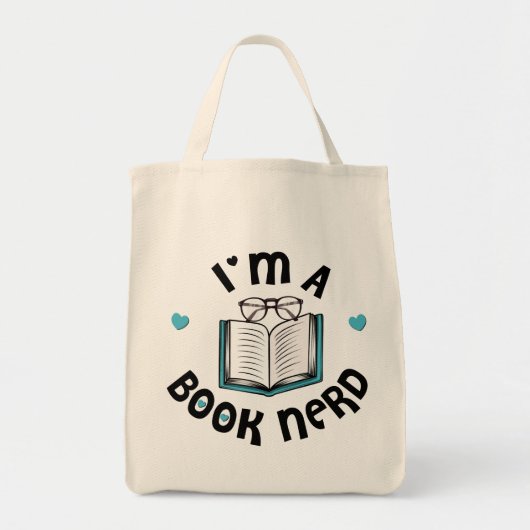 Ik ben een boekennerd tote bag (Voorkant)