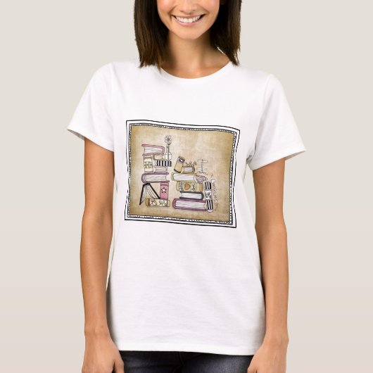 ik ben een boekenworm t-shirt (Voorkant)