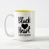 Ik ben een Bokaholic... Tweekleurige Koffiemok (Links)