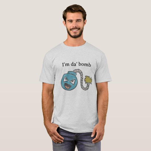Ik ben een bom t-shirt (Voorkant volledig)