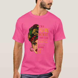 Ik ben een Boogschutter vrouw Ik heb 3 kanten Nov- T-shirt