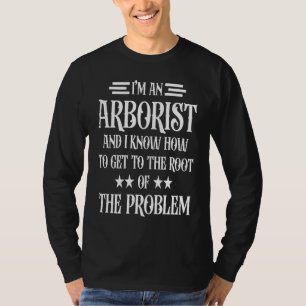 Ik ben een boomverzorger Boomklimmer Heren Houthak T-shirt