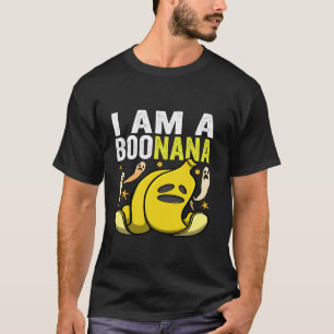 Ik ben een Boonana Funny Banana Ghost Schattige Ha T-shirt