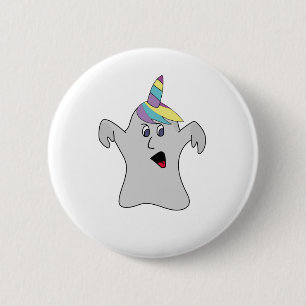 Ik ben een Boonicorn Cute Ghost Unicorn Ronde Button 5,7 Cm