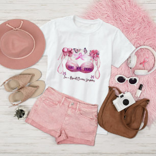 Ik ben een borstkanker overlevende Pink Ribbon T-shirt