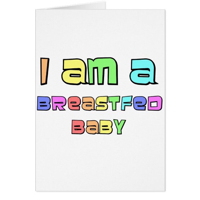 Ik ben een borstvoeding Baby (Voorkant)