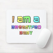 Ik ben een borstvoeding Baby Muismat (Met muis)