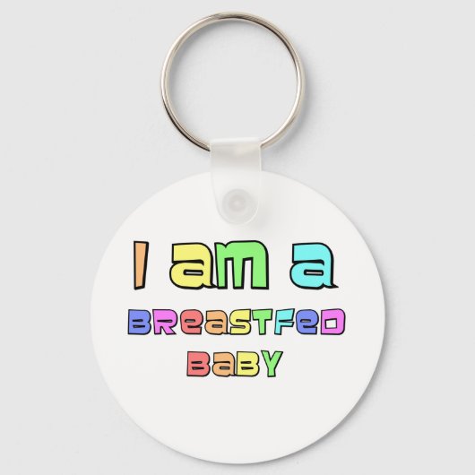 Ik ben een borstvoeding Baby Sleutelhanger (Voorkant)