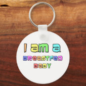 Ik ben een borstvoeding Baby Sleutelhanger (Voorkant)