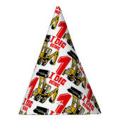 Ik ben één bouwsteen van de eerste verjaardag. feesthoedjes (Rechts)