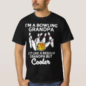 Ik ben een bowling opa t-shirt (Voorkant)