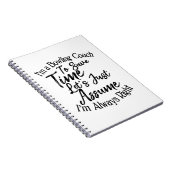 Ik ben een bowlingcoach om tijd te besparen, laten notitieboek (Rechterzijde)