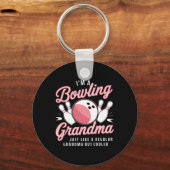Ik ben een bowlingoma Grappige bowlingbowler Sleutelhanger (Voorkant)