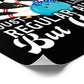 Ik ben een bowlingtante van een bowlingtante poster (Hoek)