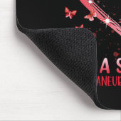 Ik ben een Brain Aneurysm Warrior Awareness Suppor Muismat (Hoek)