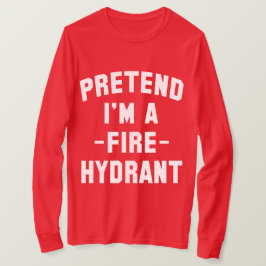 Ik ben een brandweerman. Funny Halloween. T-shirt