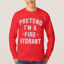 Ik ben een brandweerman. Funny Halloween.