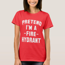 Ik ben een brandweerman. Funny Halloween. T-shirt