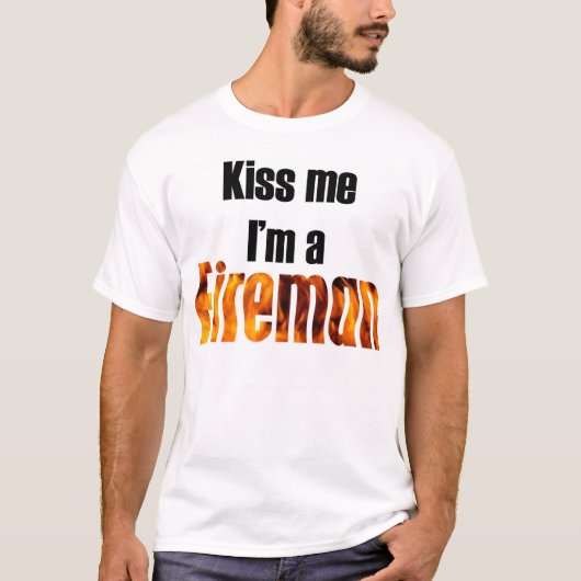 Ik ben een brandweerman. t-shirt (Voorkant)