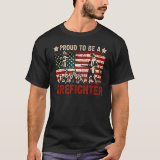 Ik ben een brandweervader in Amerika. T-shirt
